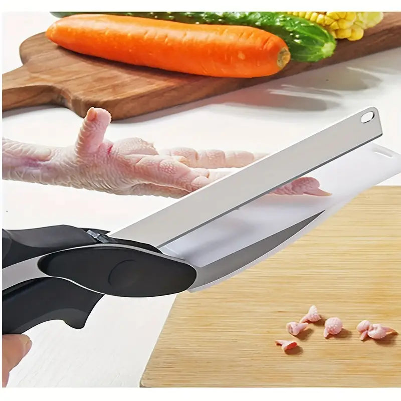 2 In 1 Food Cutter Kitchen Scissors