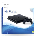 PlayStation 4 Slim with Full HD, HDR, and 500 GB storage.PlayStation 4 Pro with 4K UHD, HDR, and 1 TB storage. SHOUQ8 - UAE - DUBAI
