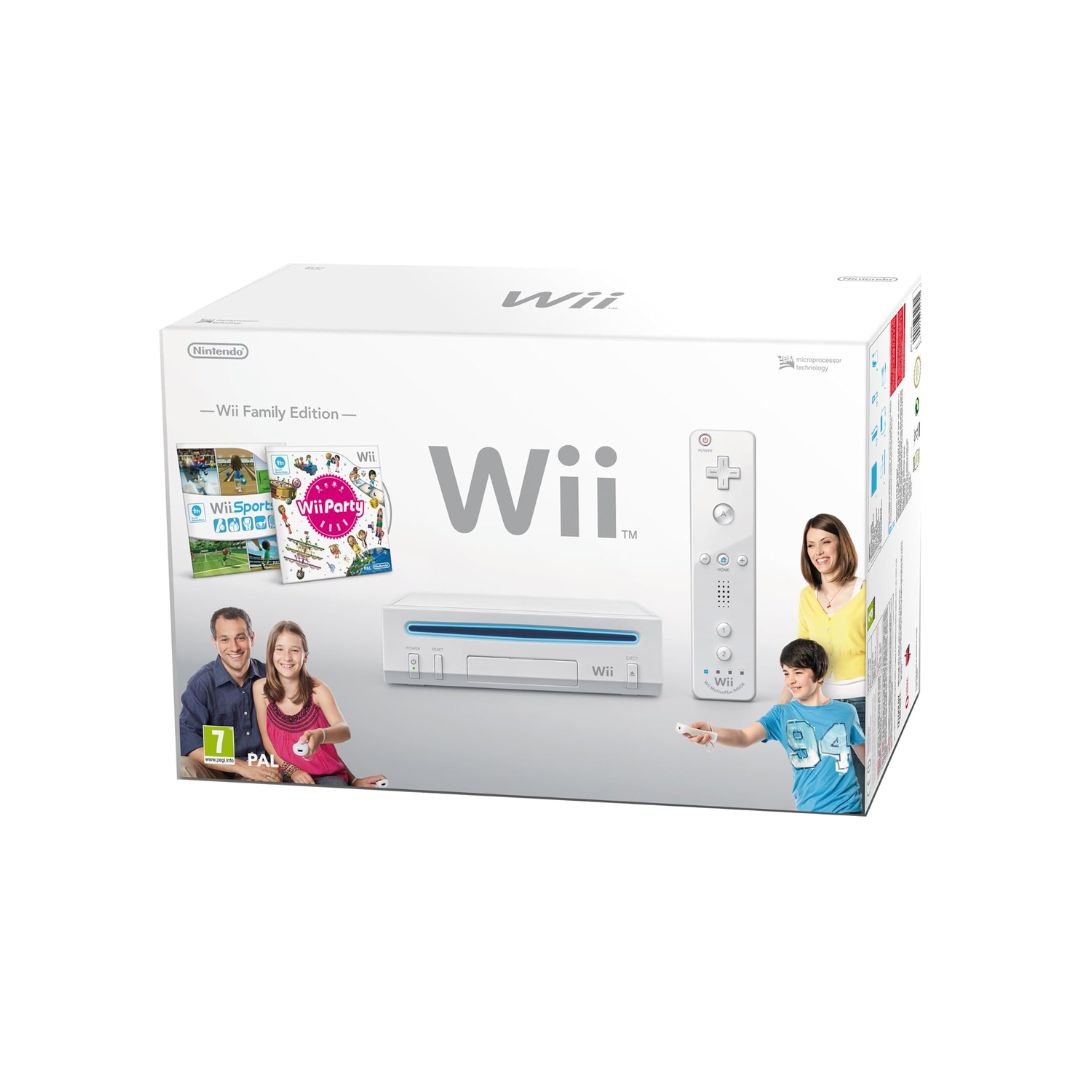 最も完璧な Console Wii Nintendo (White/Black) Party Wii & Sports Wii | 洗顔料